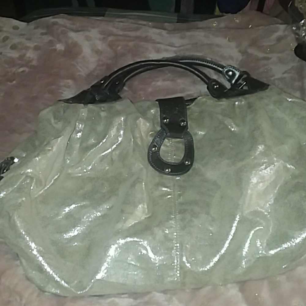 Silver Metallic purse
